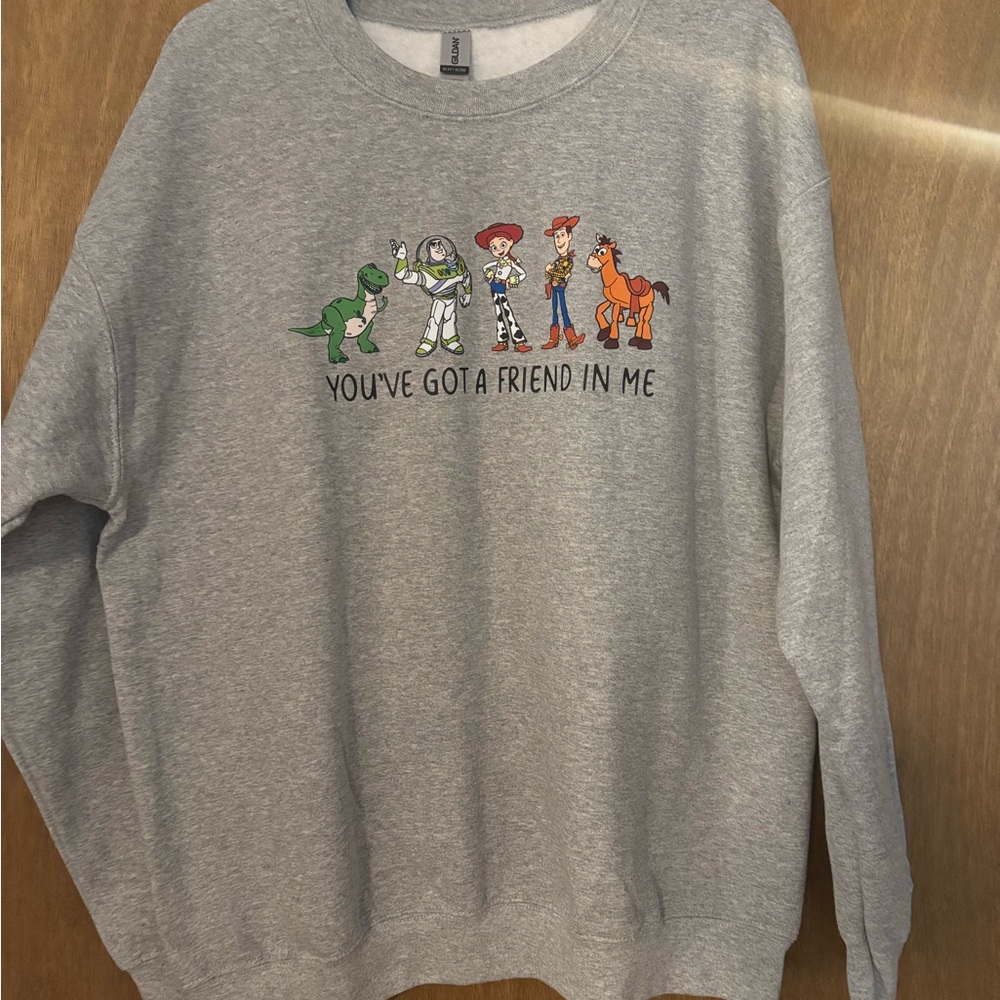 Gildan Gray Toy Story - Crewneck Sweatshirt